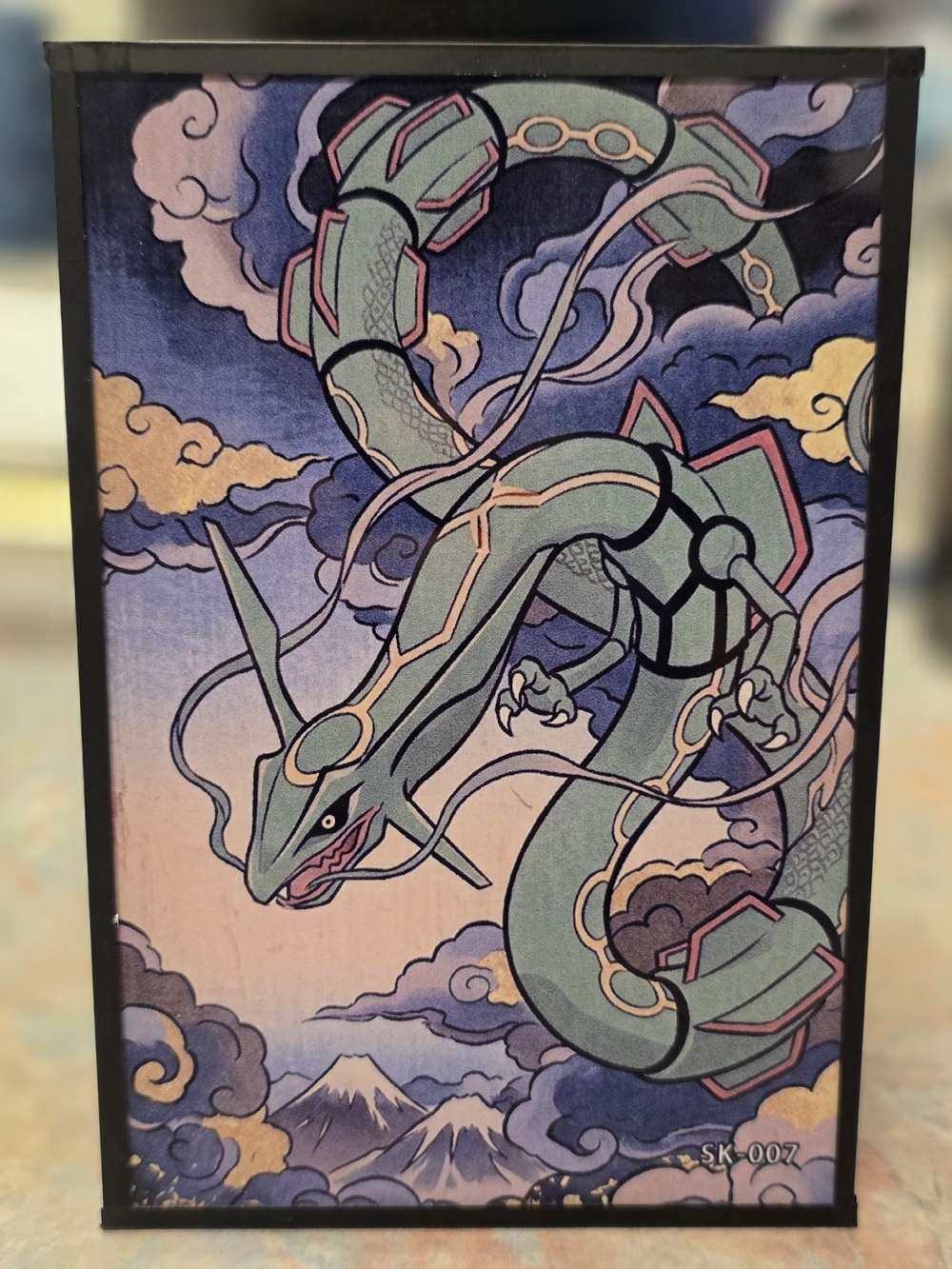 Pokemon Rayquaza Japanese Style Art Board